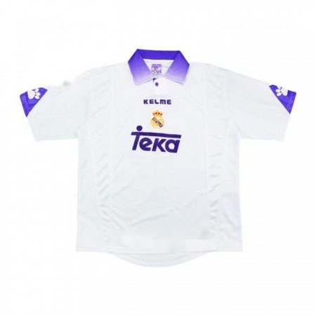 Jalkapallo Peliasut Real Madrid 1997-98 Retro Koti Pelipaita Lyhythihainen